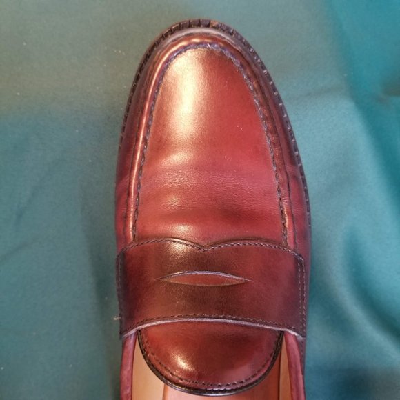 Allen Edmonds- Cole Penny Loafer Oxblood Size 9.5B